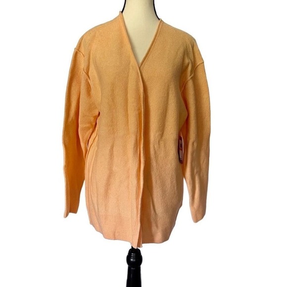 NWT Vince Camuto open front cárdigan lovely soft apricot color size small 329 - Picture 6 of 9